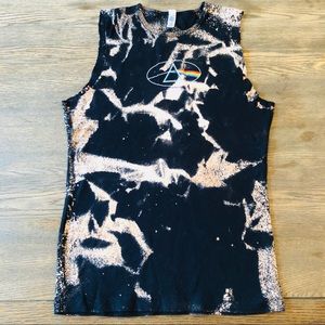SOLD-Pink Floyd Dark Side the Moon Bleached Shirt